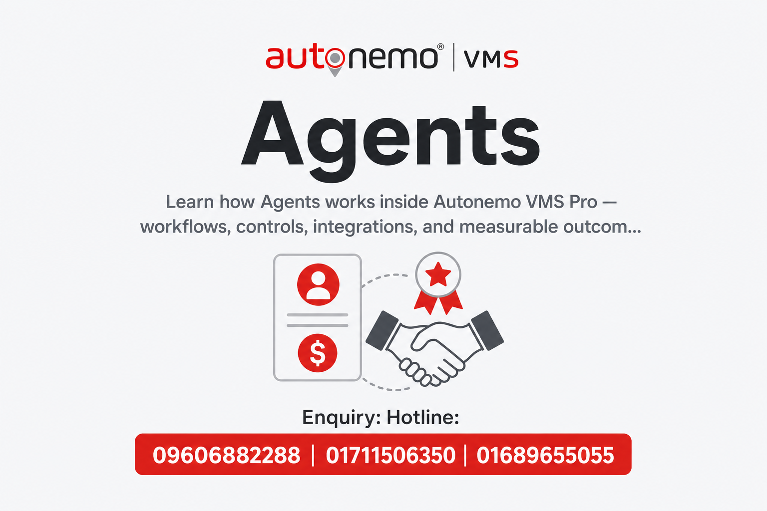 Agents in Autonemo VMS Pro — Fleet & Transport Guide
