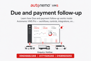 Due and payment follow-up in Autonemo VMS Pro — Fleet & Transport Guide