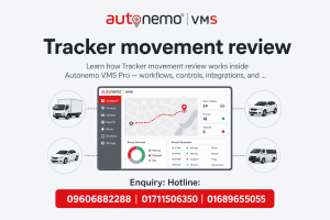 Tracker movement review in Autonemo VMS Pro — Fleet & Transport Guide
