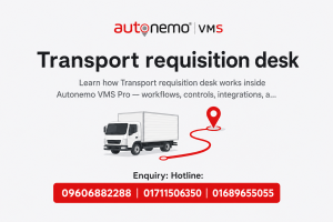 Transport requisition desk in Autonemo VMS Pro — Fleet & Transport Guide